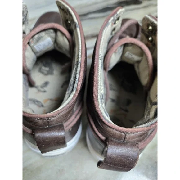 Vans Shoe Mens Size 11 Brown Leather Retro - Picture 7 of 14